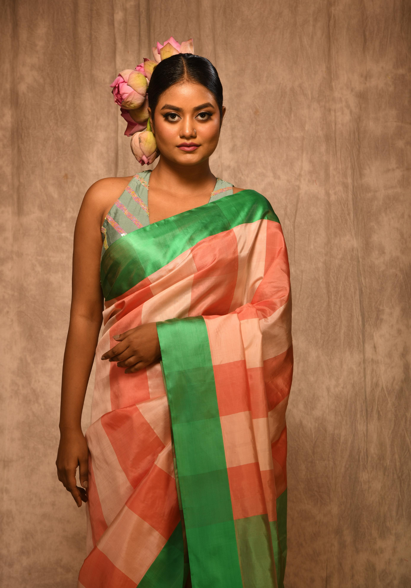 TRIDHARA GOROD SILK SAREE