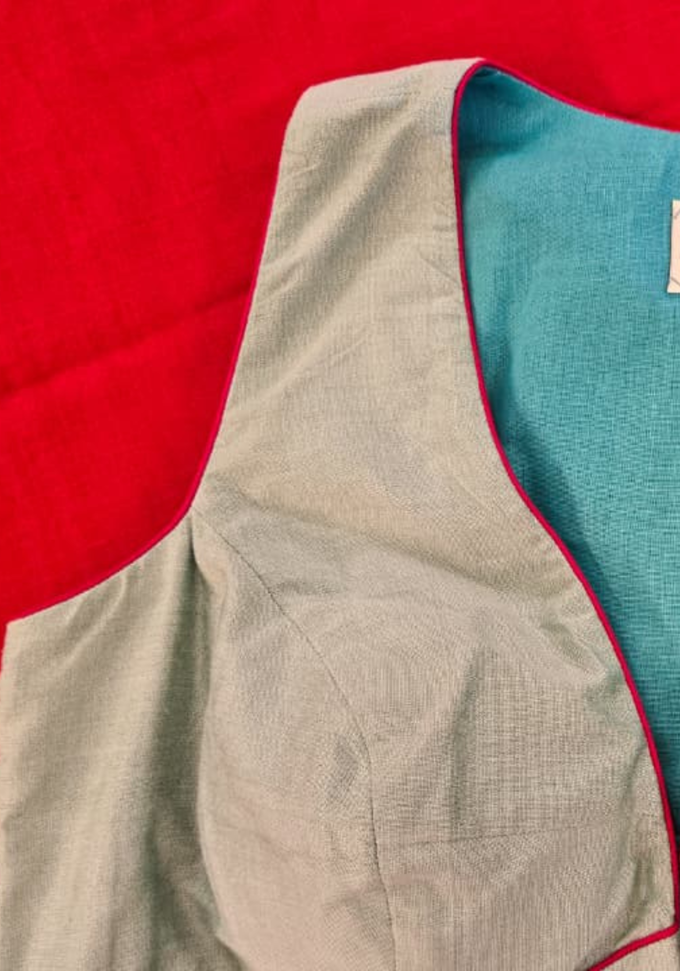CHAMPA MINT RACERBACK BLOUSE