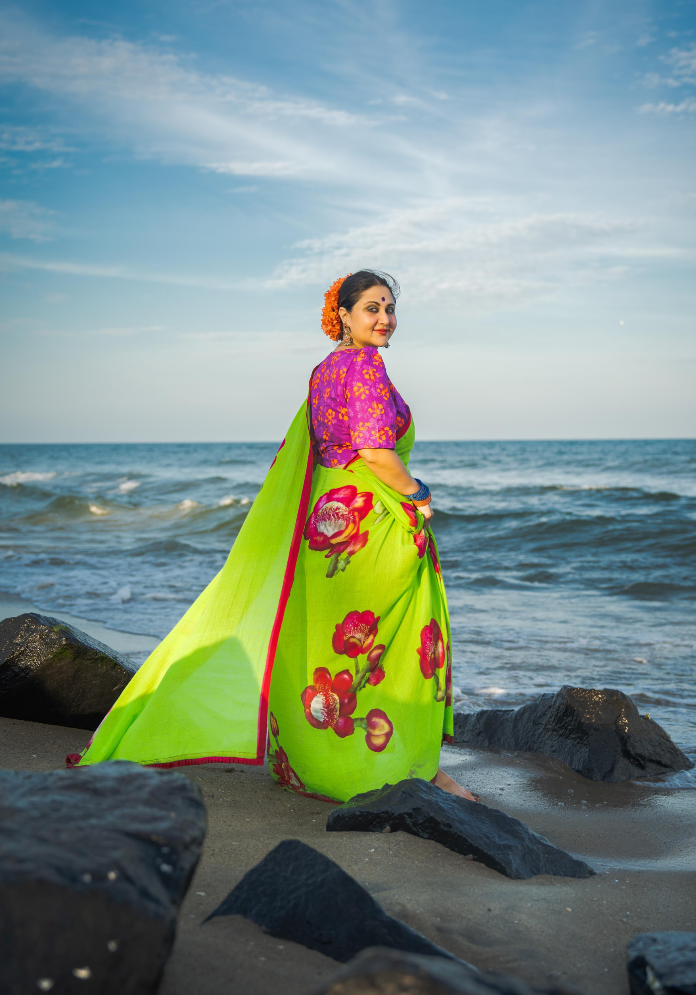 NAAGCHAMPA SAREE