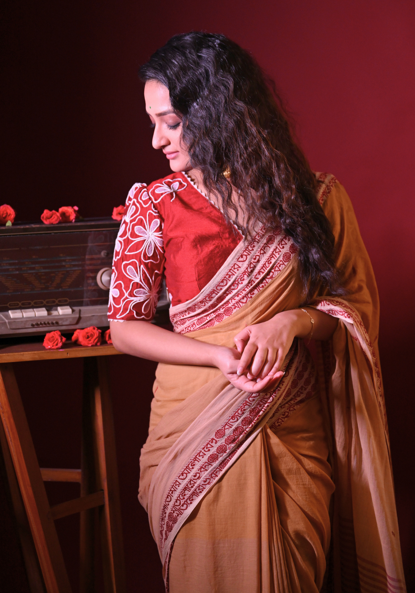 MAHALAYA SHANTIPURI SAREE