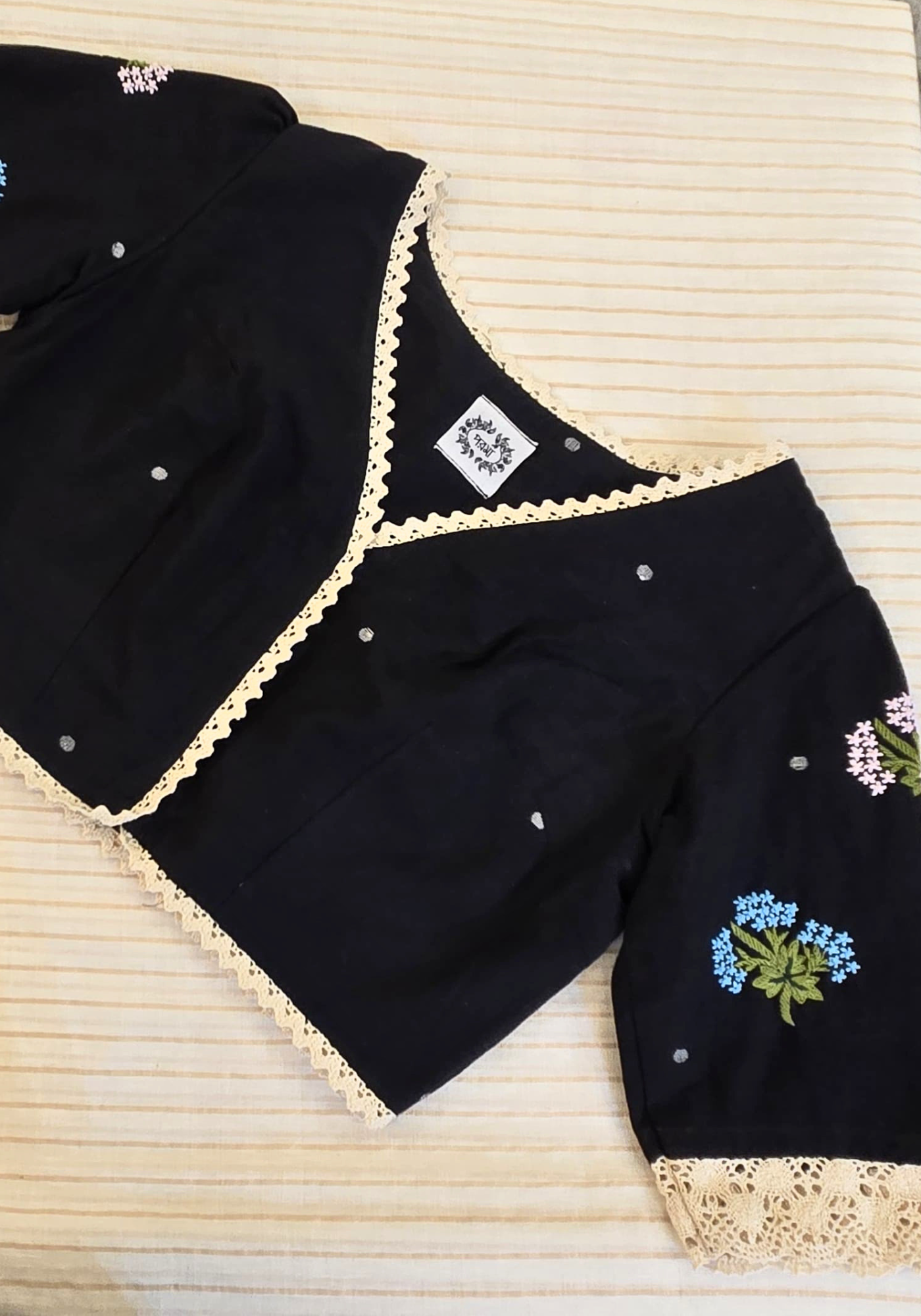BRIKSHIKA BLACK BLOUSE