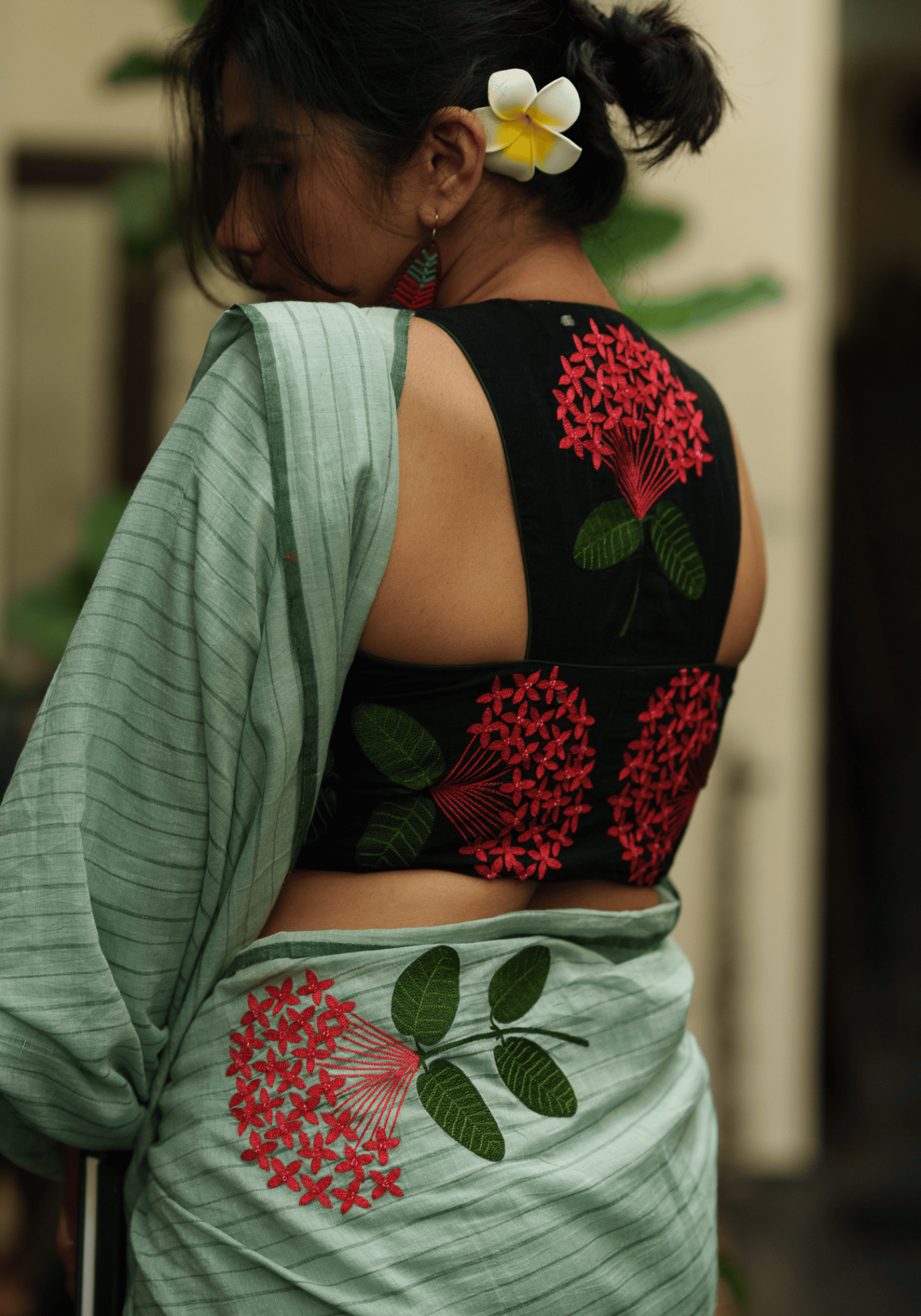 BLACK RONGON (Racer Back) BLOUSE
