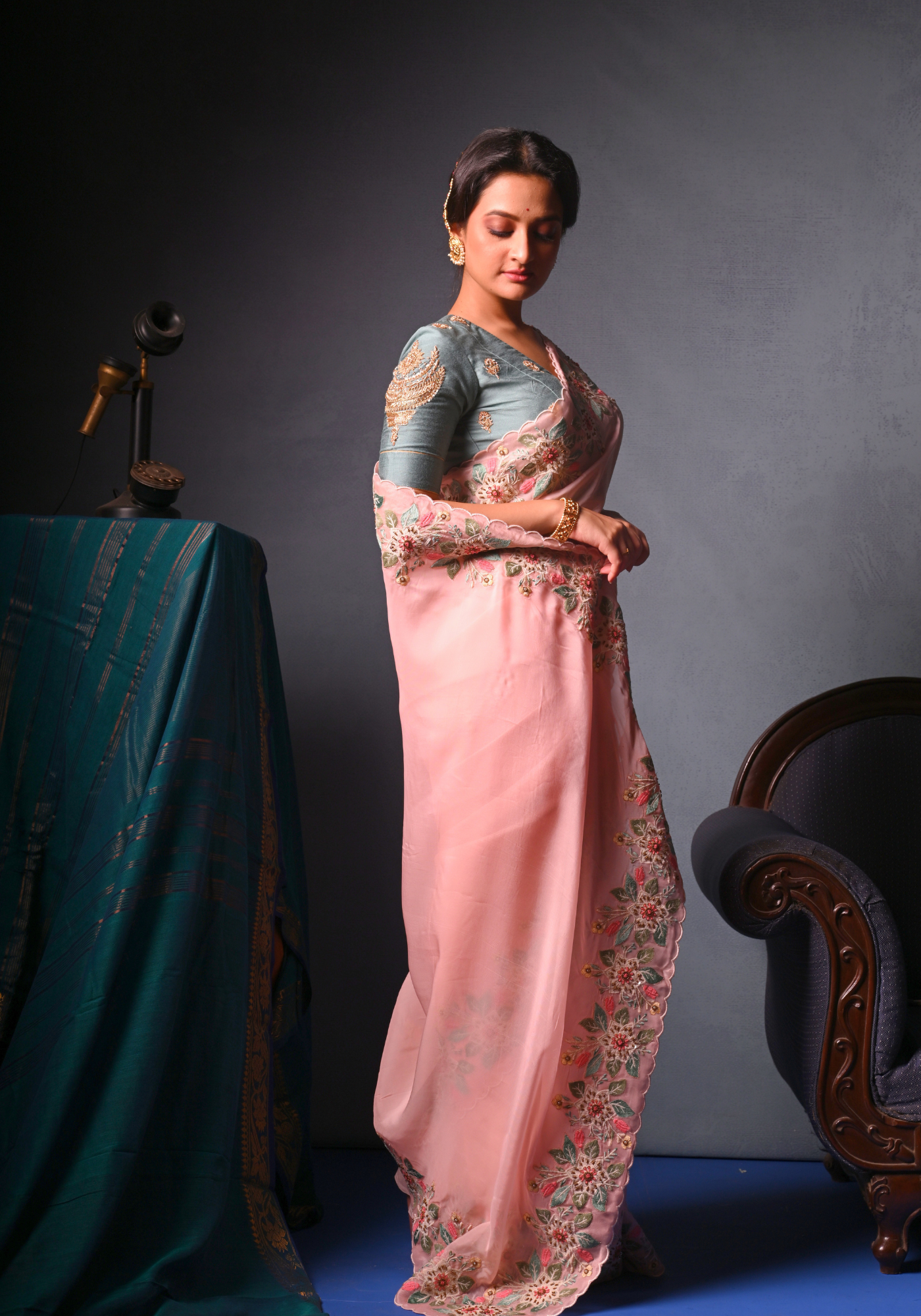GULABO GARDEN ORGANZA SAREE