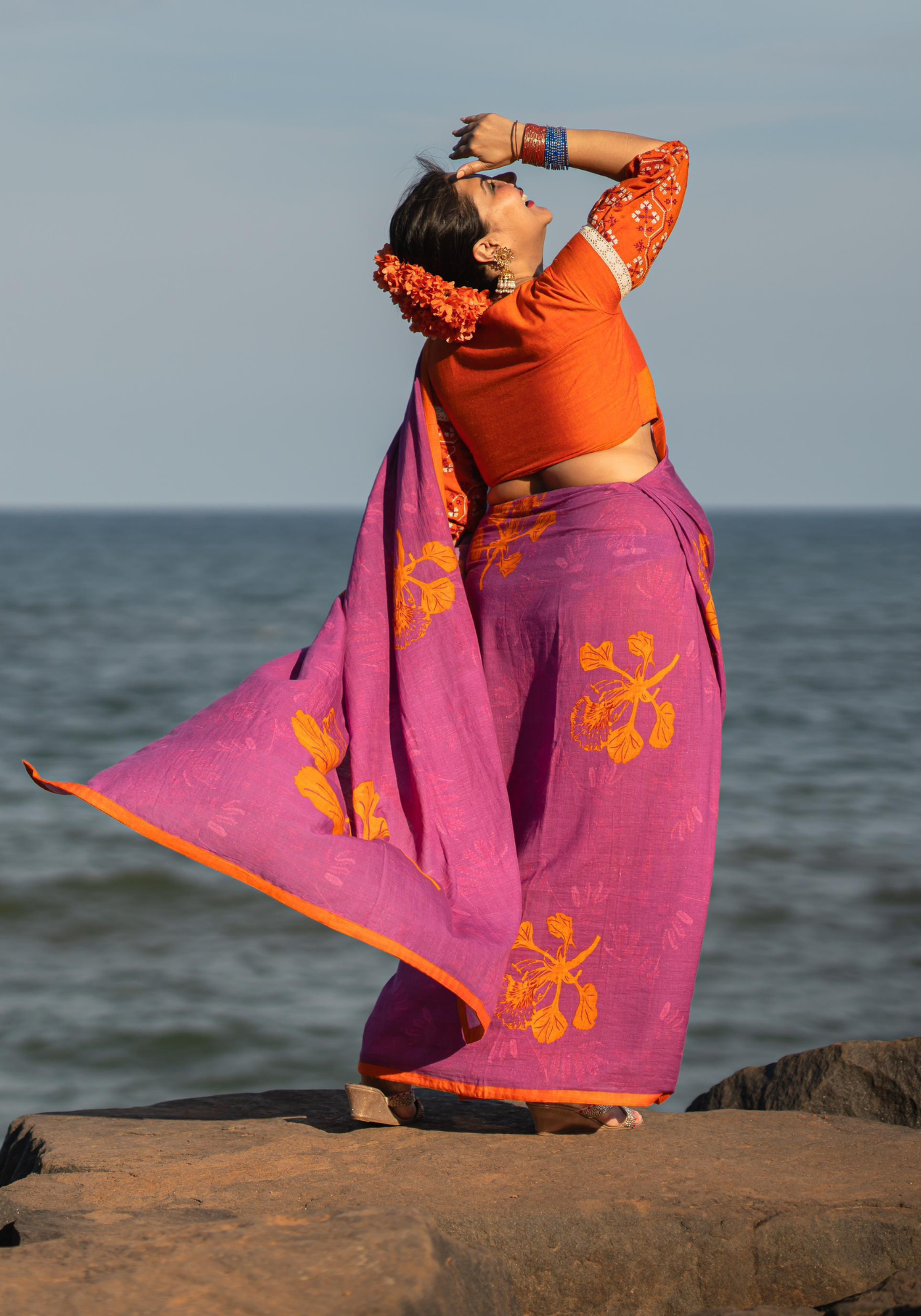 AGOON PHOOL SAREE