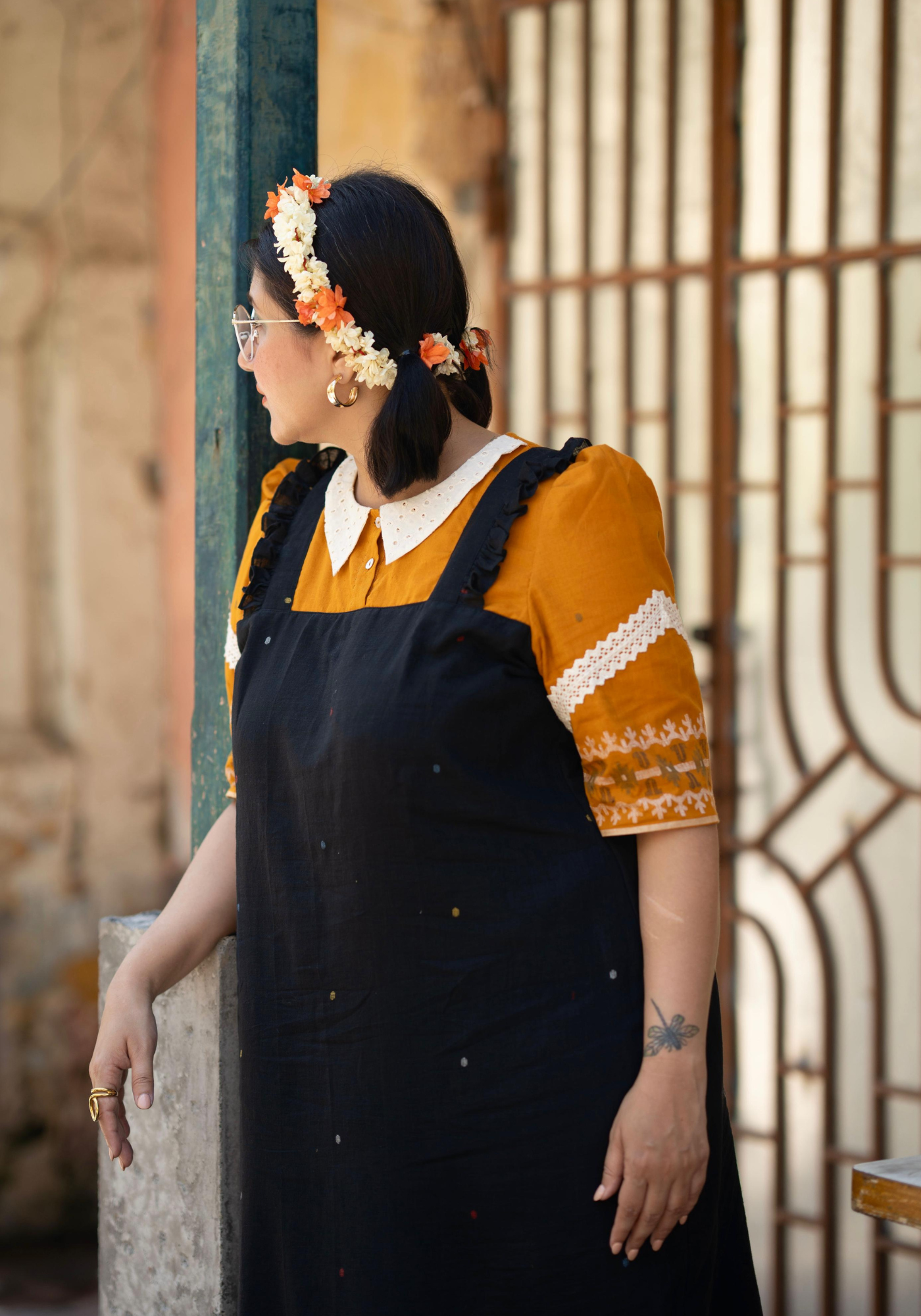 TAMARIND JAMDANI TUNIC DRESS
