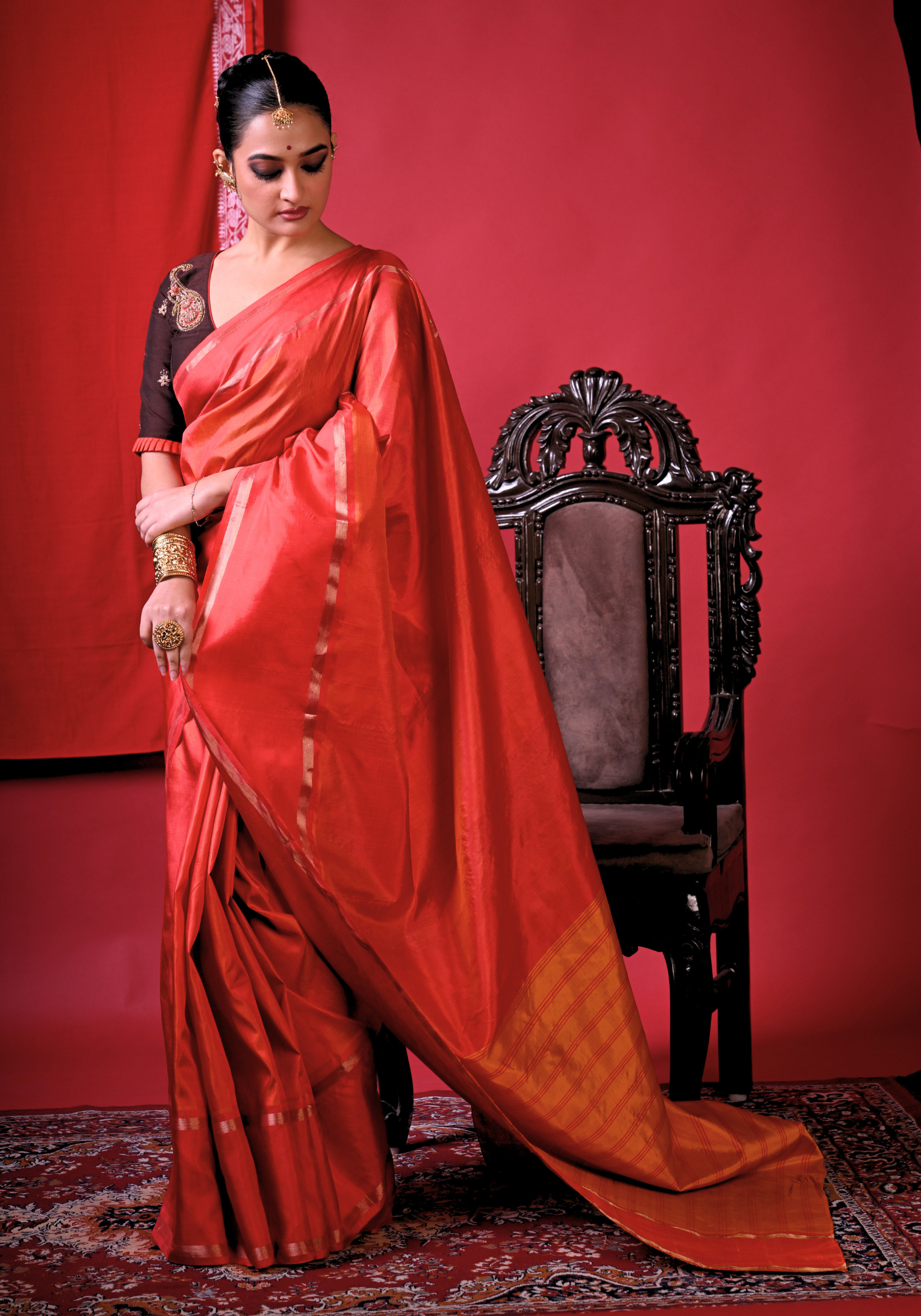 RAKTIM ABHA GOROD SILK SAREE