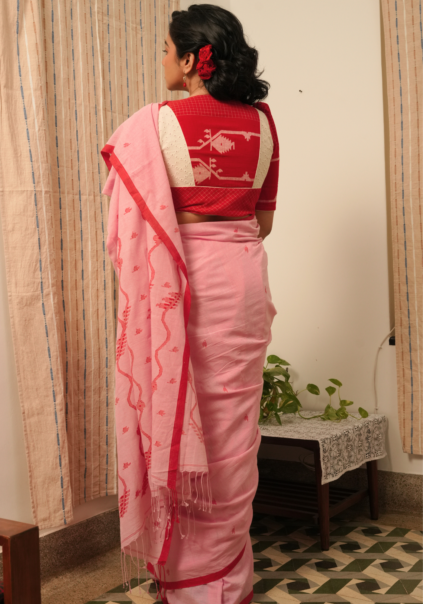 GOLAPI DOPATI JAMDANI SAREE
