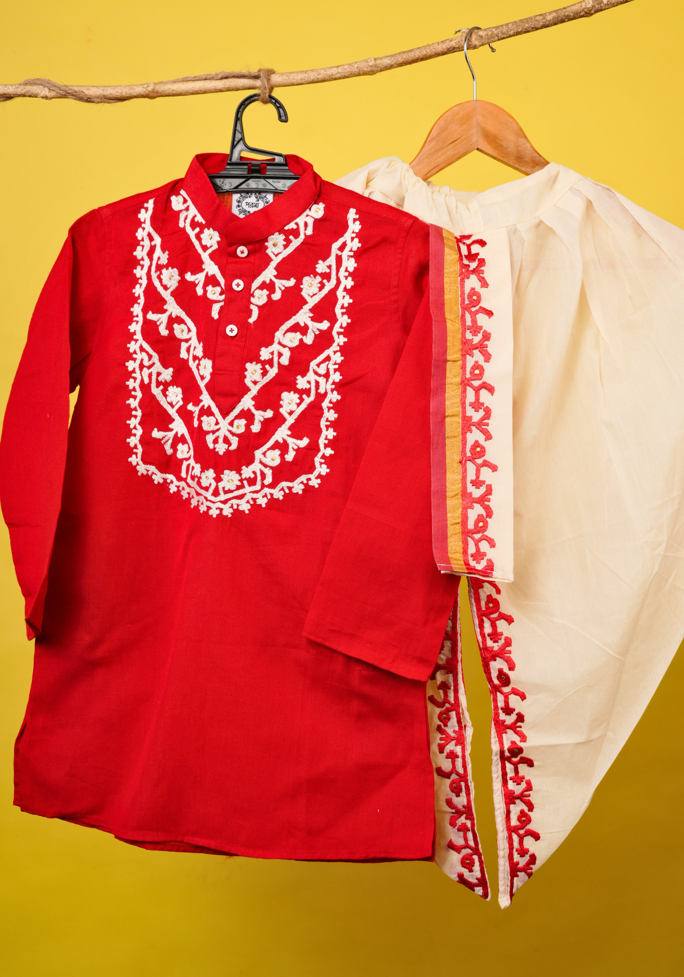MON BHALO KURTA DHUTI SET