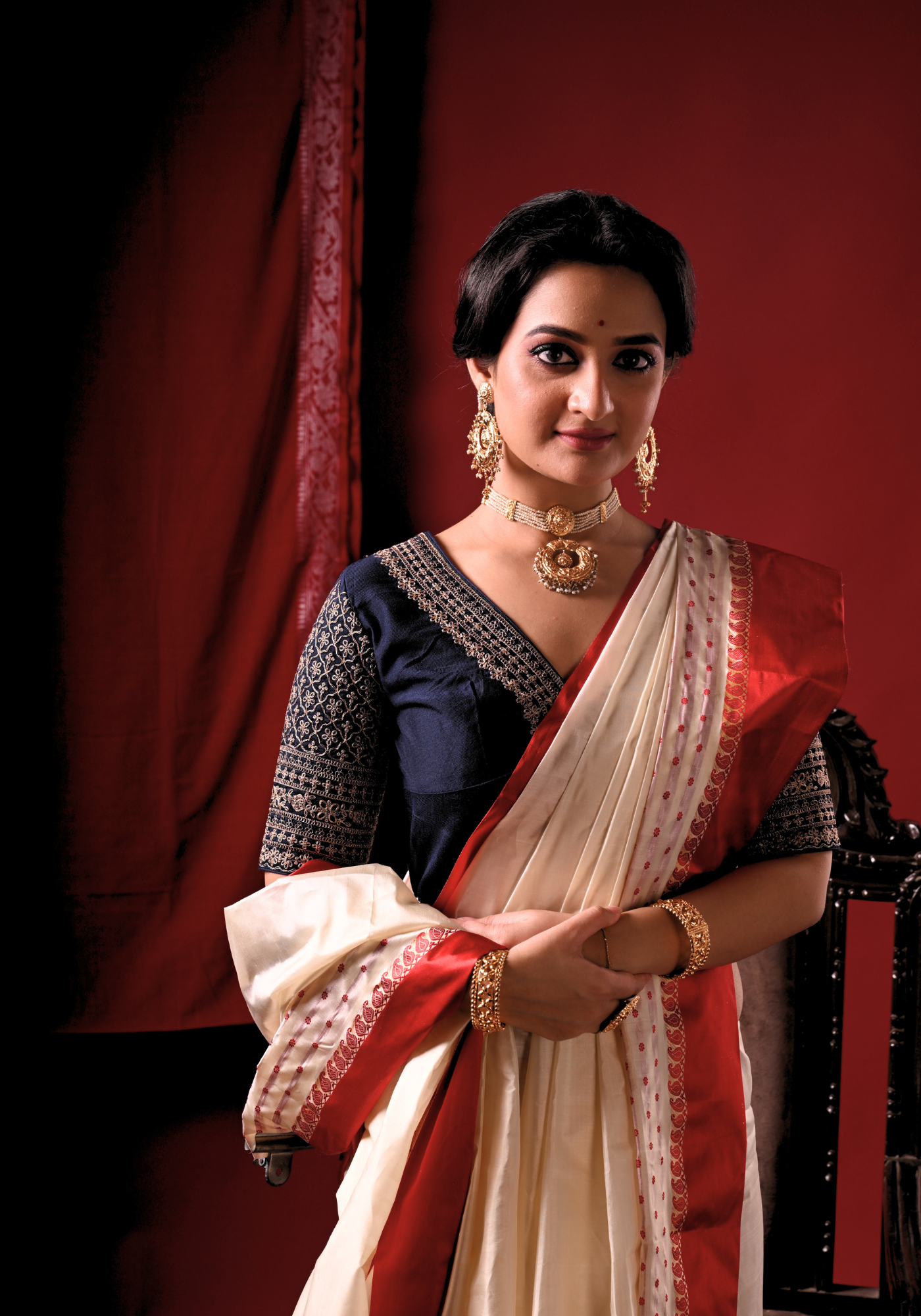NEELAMBARI ZARDOUSI BLOUSE