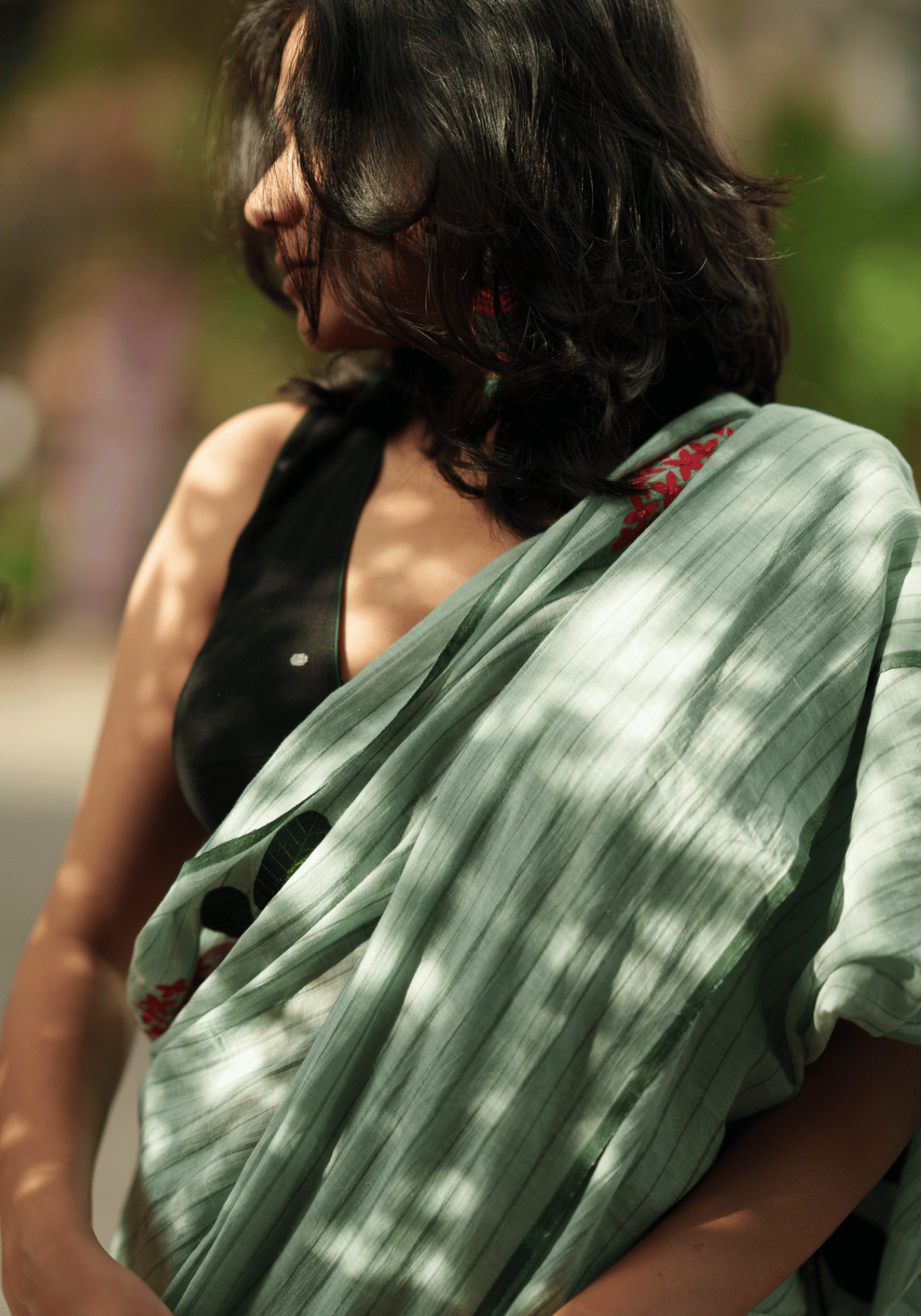 BLACK RONGON (Racer Back) BLOUSE