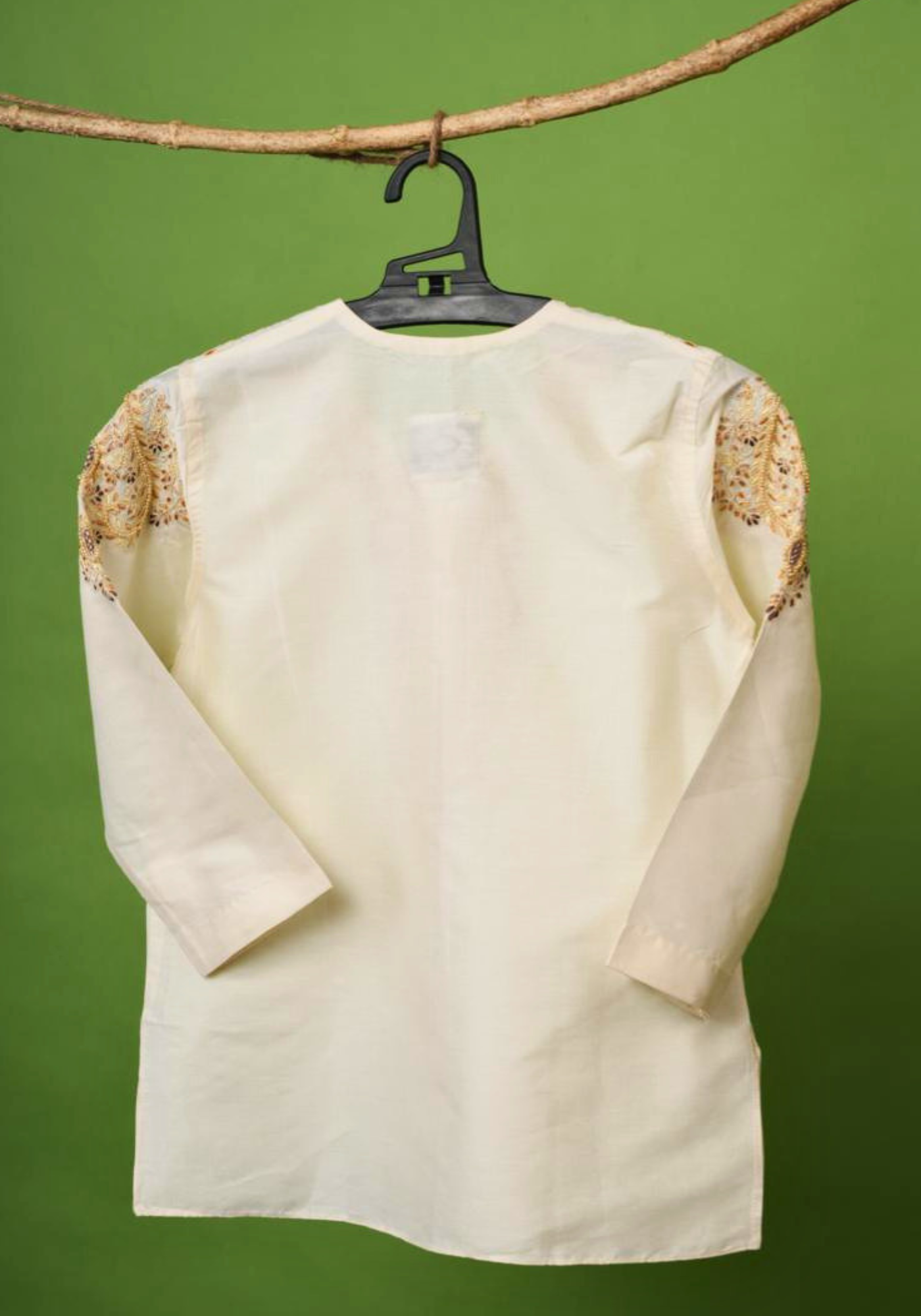 RAJANIGANDHA IVORY KURTA DHUTI SET