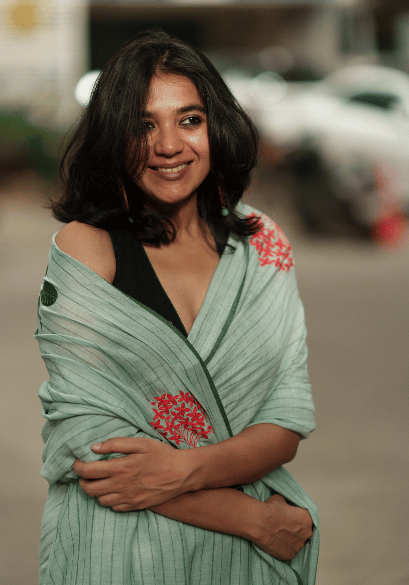 SOBUJ RONGON SAREE