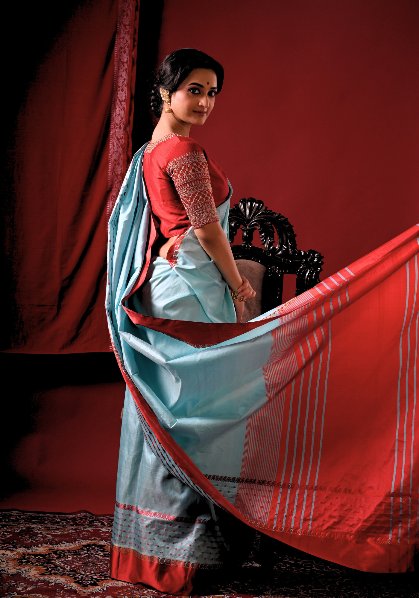 SINDOORI ZARDOUSI BLOUSE