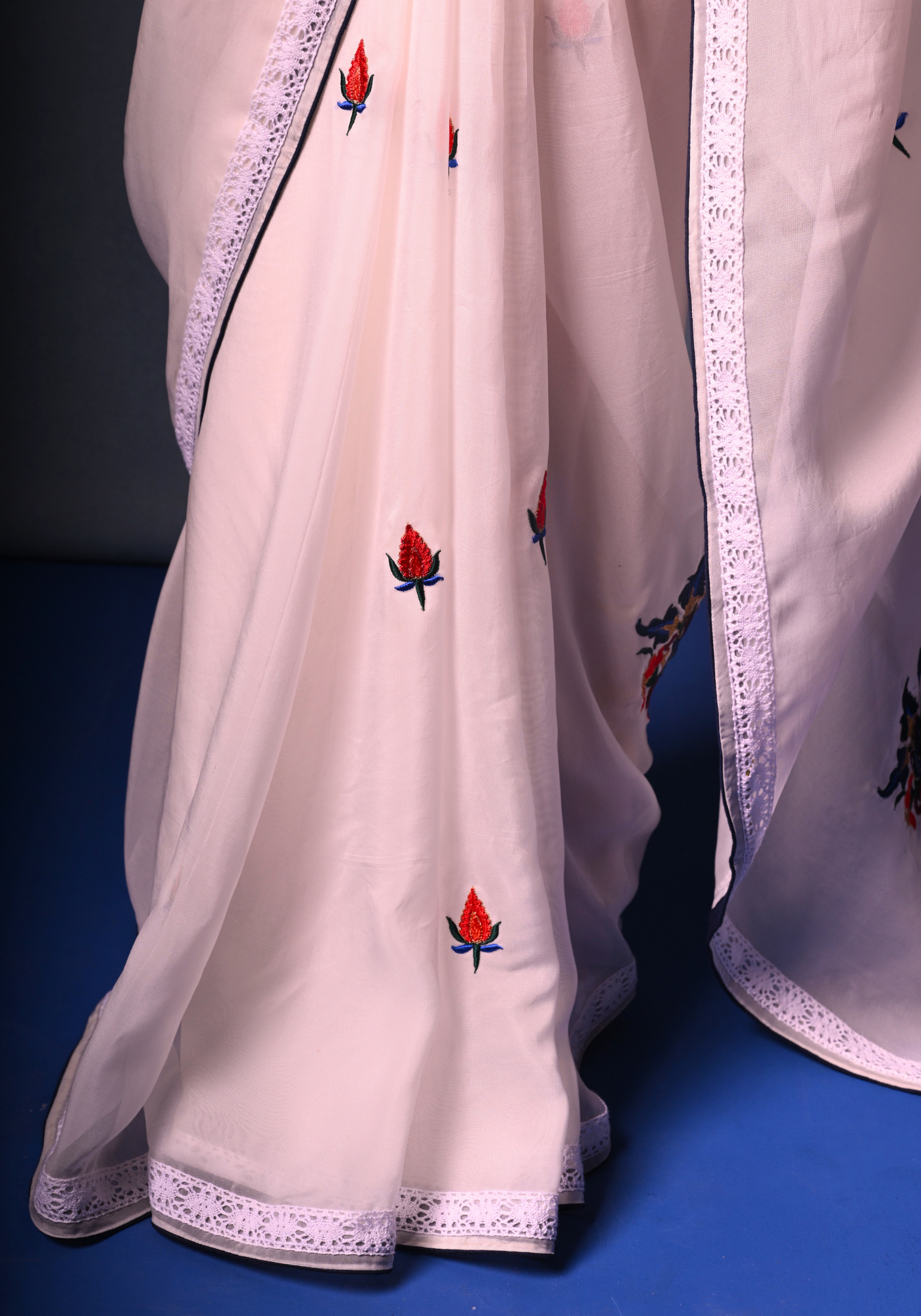 JAIPUR TILE ORGANZA SAREE