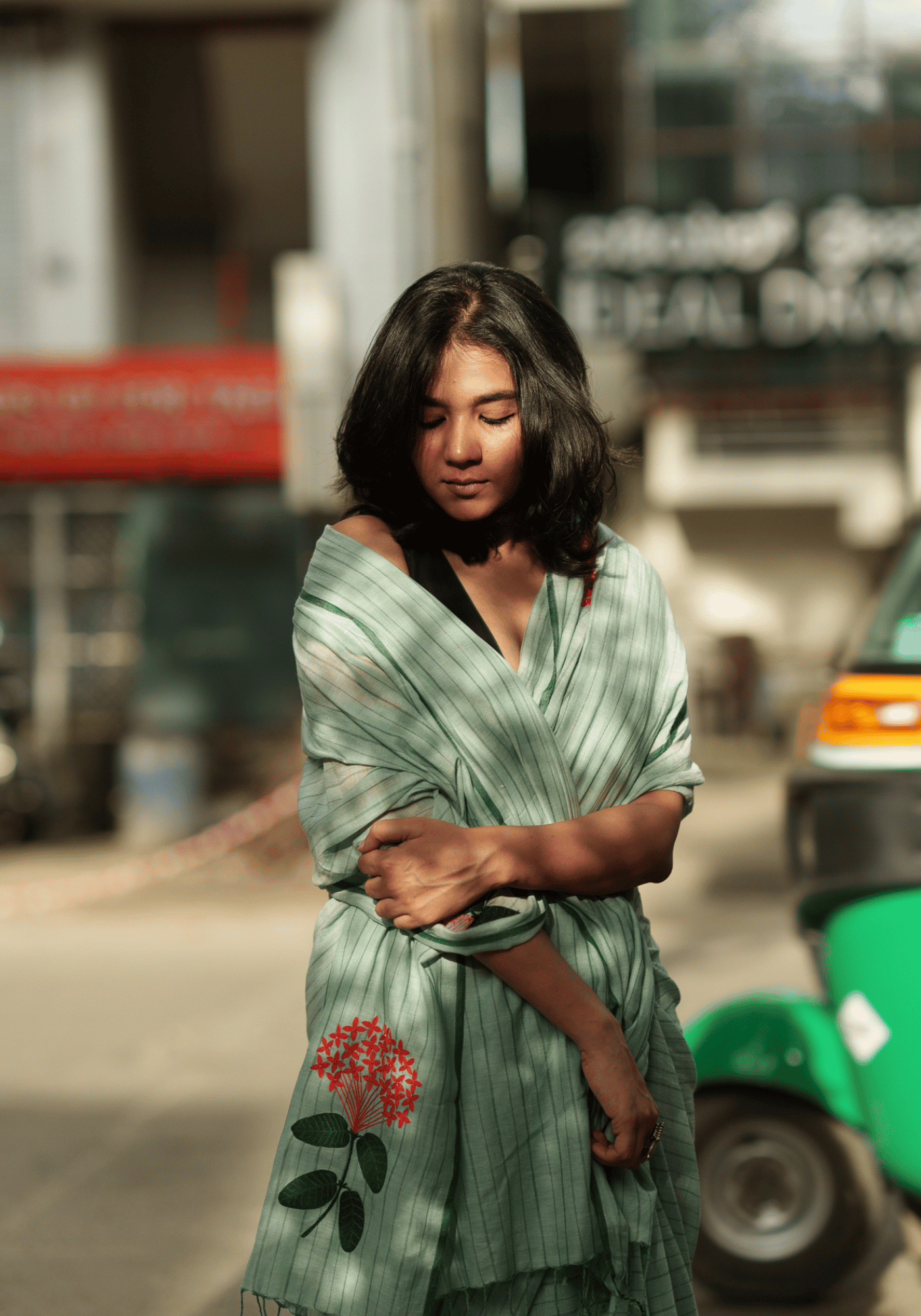 SOBUJ RONGON SAREE