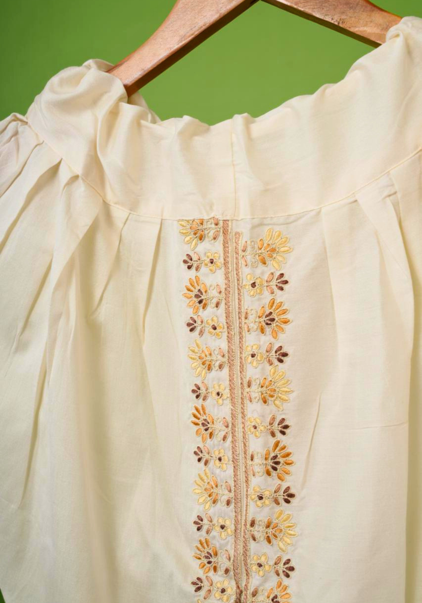RAJANIGANDHA IVORY KURTA DHUTI SET