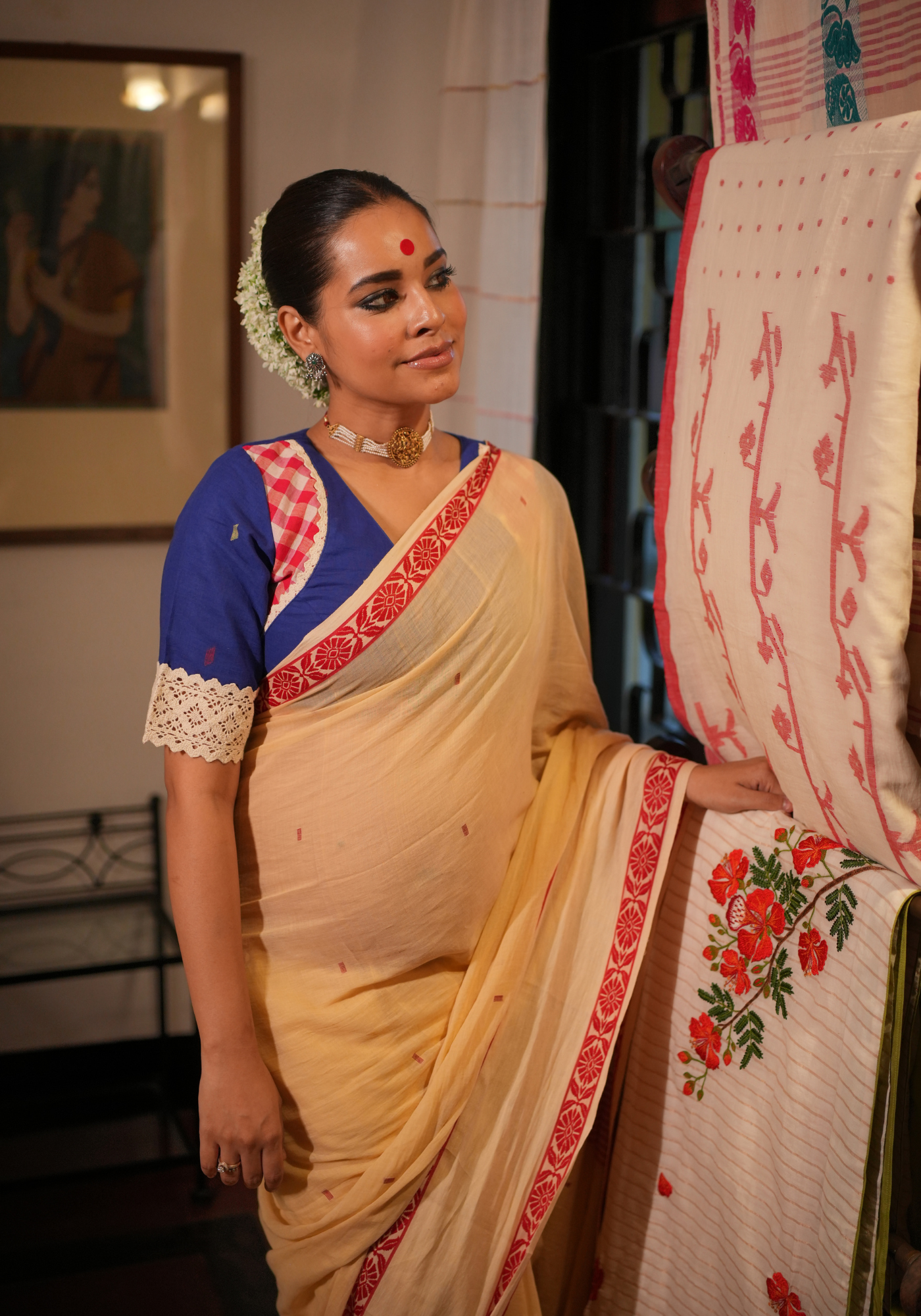 CHANDAN SINDUR SARBAJAYA SAREE