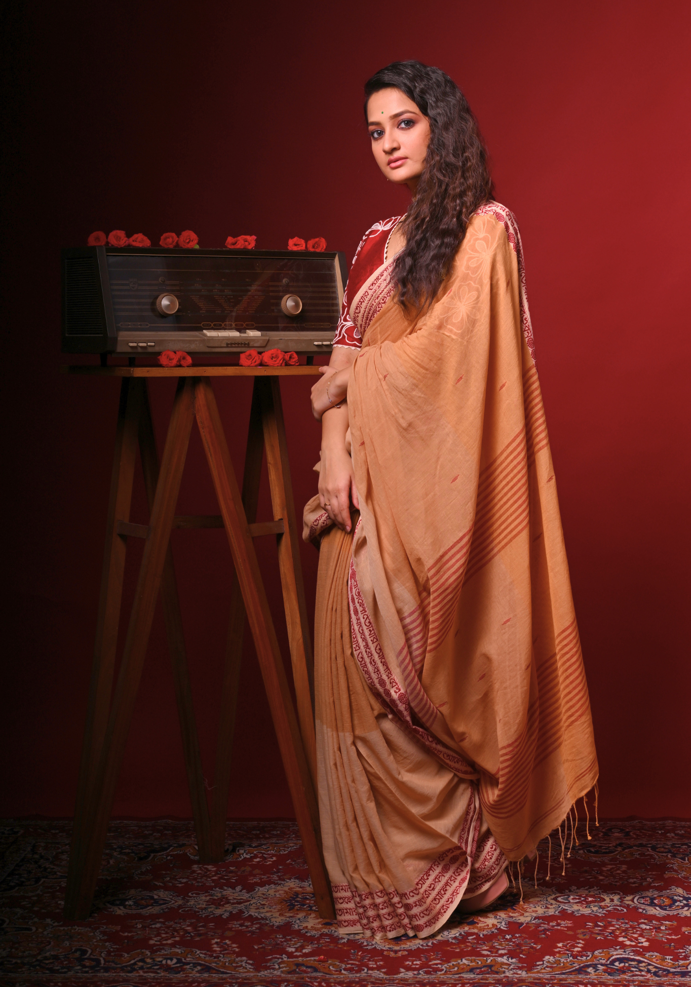 MAHALAYA SHANTIPURI SAREE