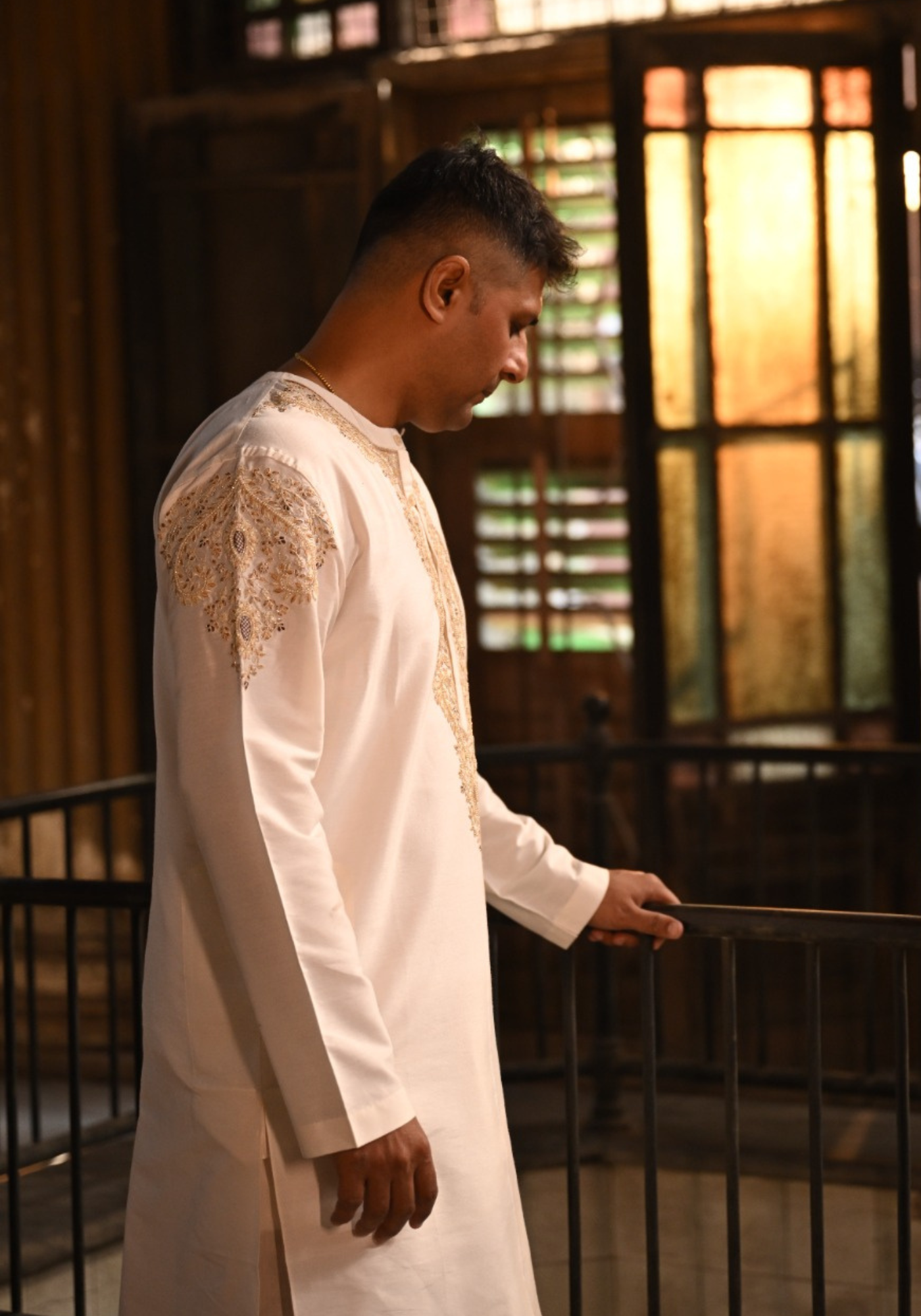 RAJANIGANDHA IVORY KURTA