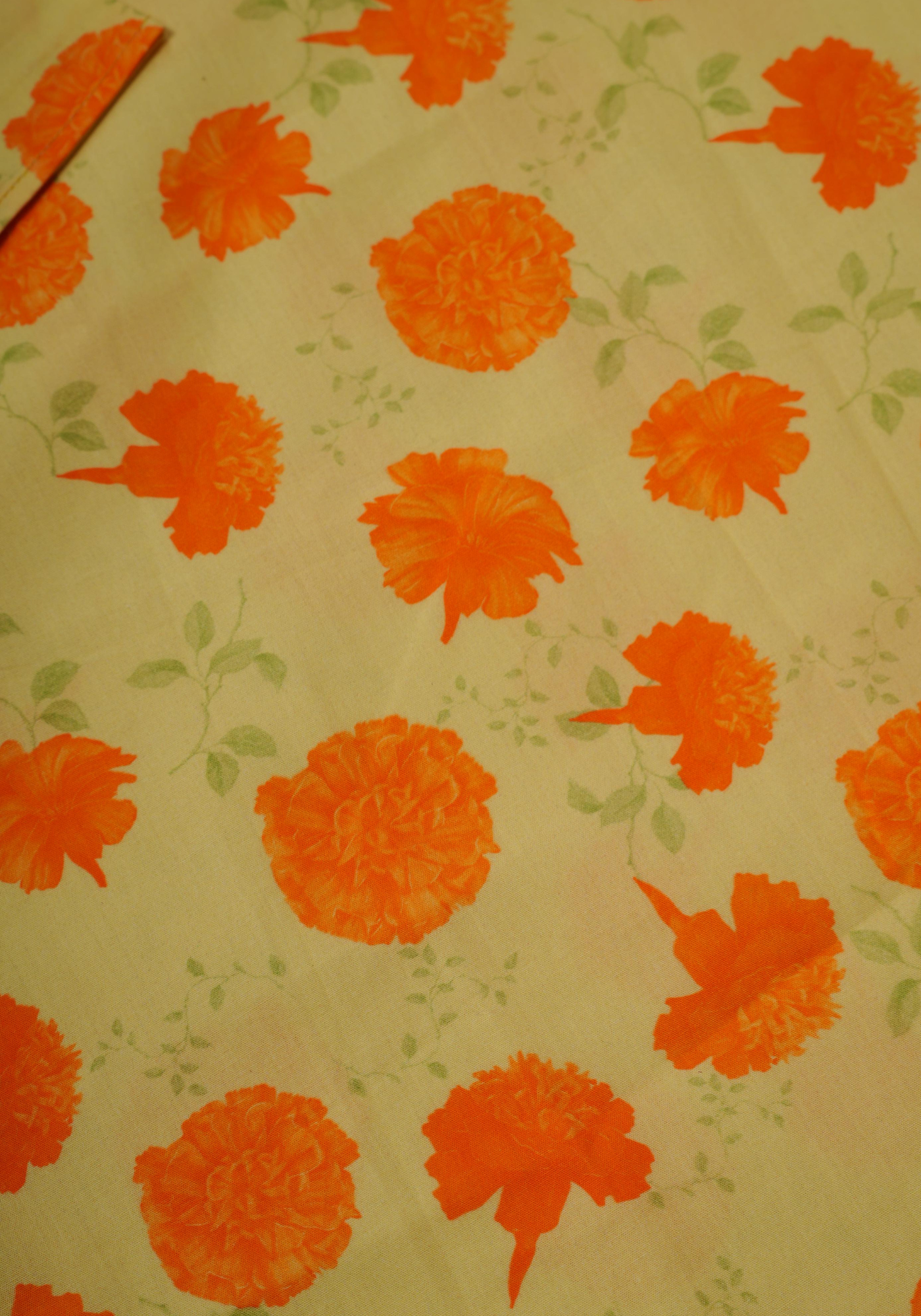 MARIGOLD PRINTED YELLOW KURTA