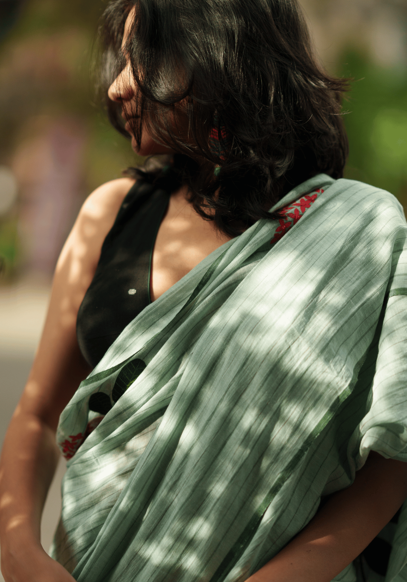 SOBUJ RONGON SAREE