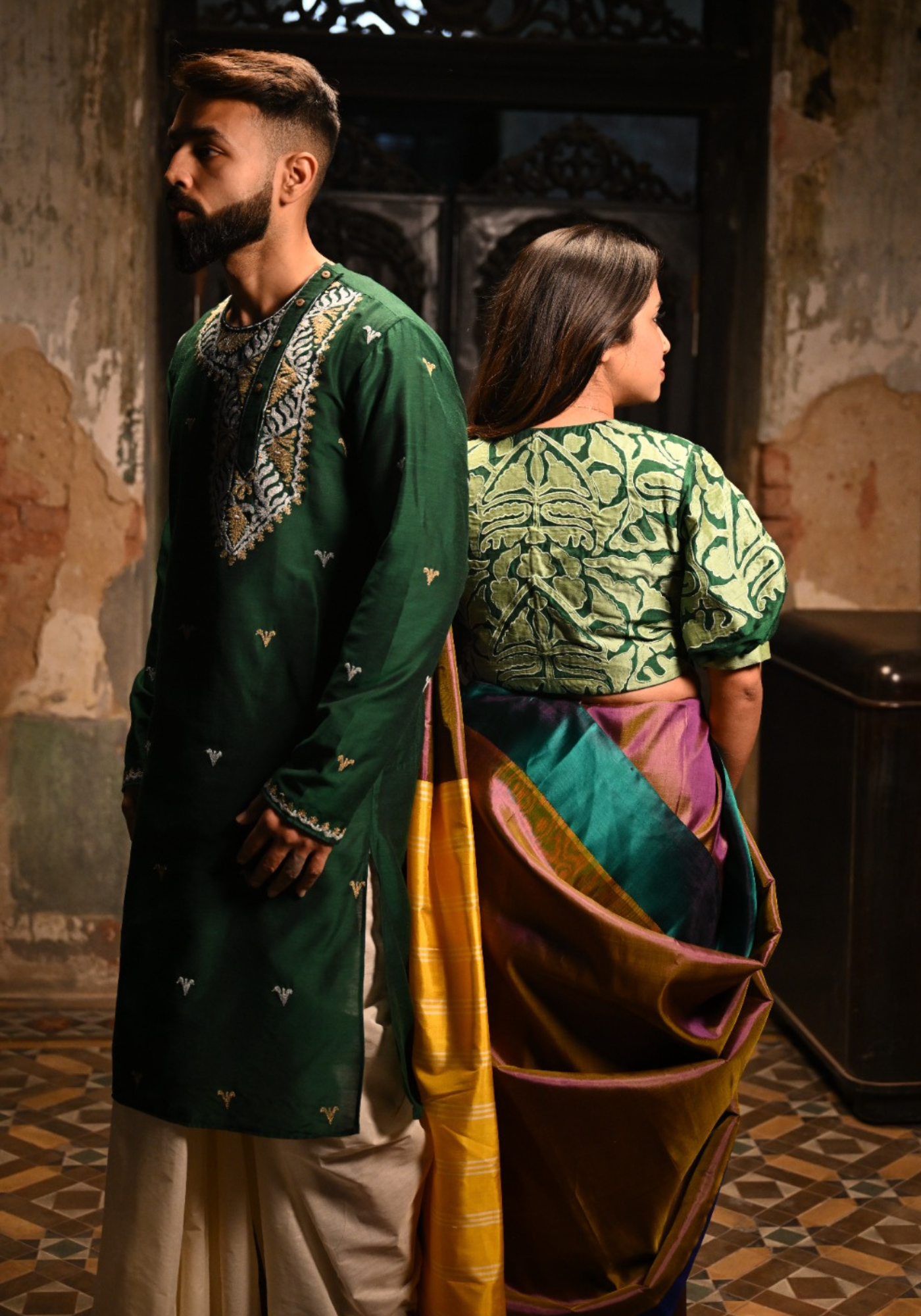 PAAN PAATA SHOBUJ KURTA