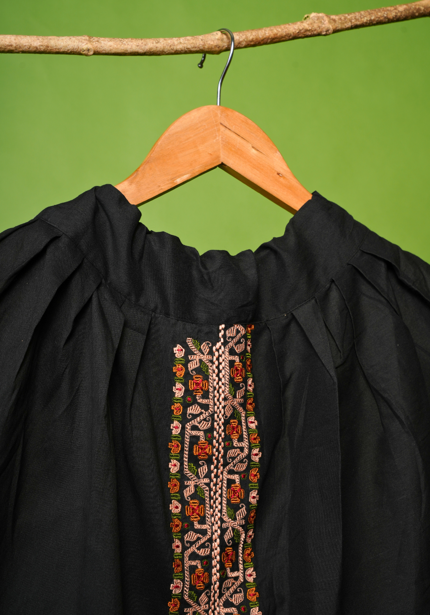 SHANAI JAMDANI KAAJ KURTA DHUTI SET