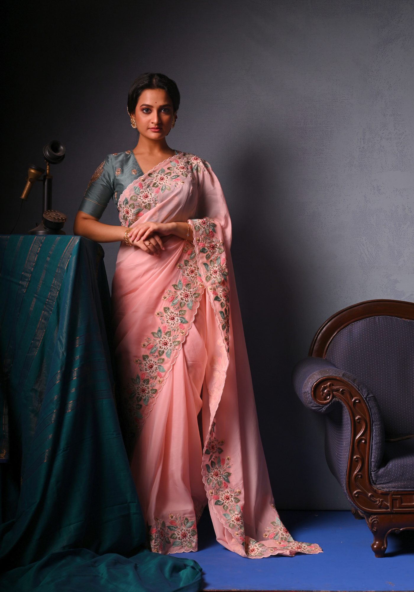 GULABO GARDEN ORGANZA SAREE