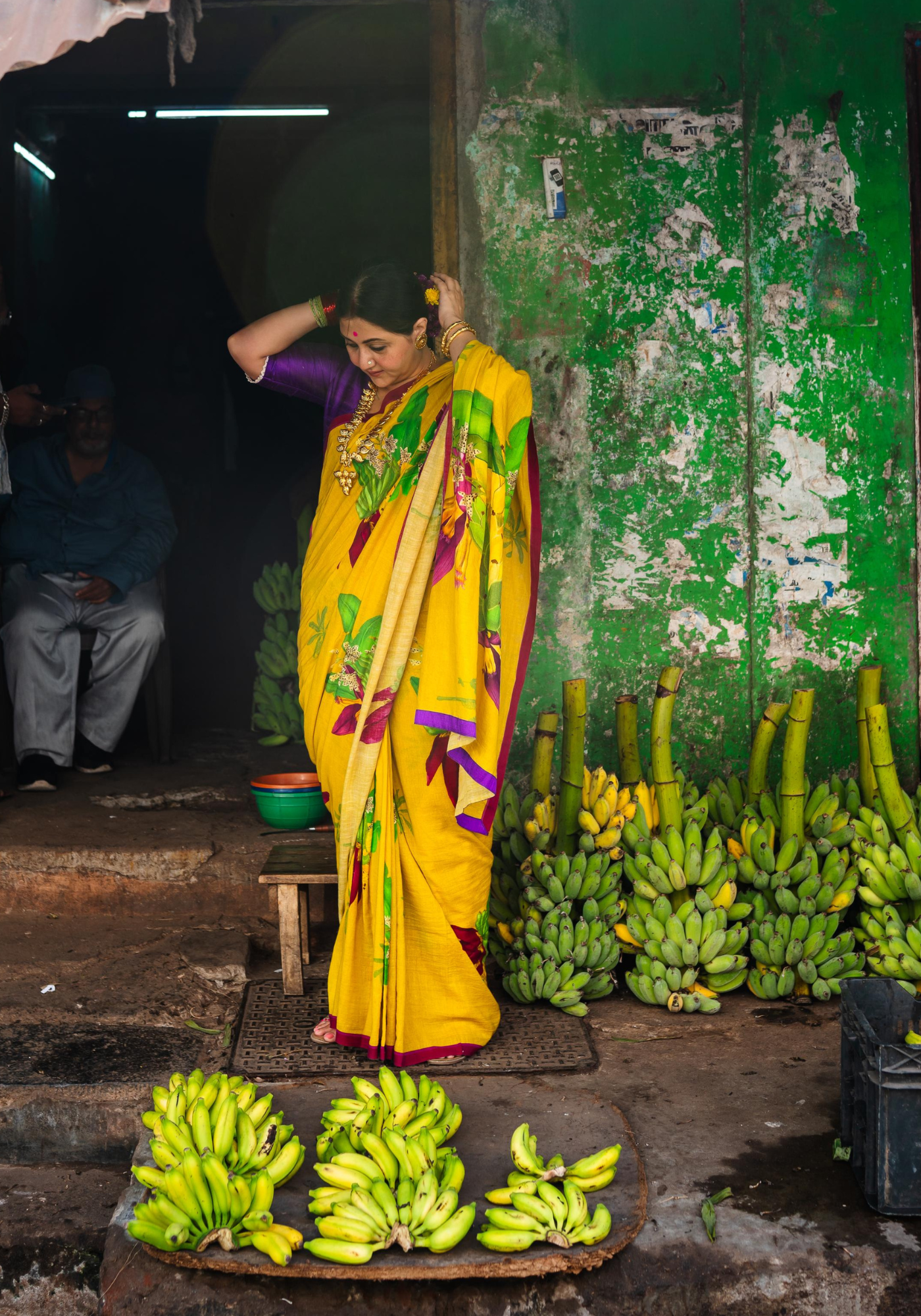 BANANA FLOWER SAREE