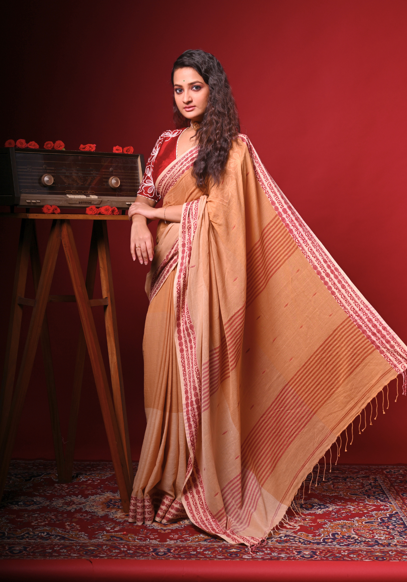 MAHALAYA SHANTIPURI SAREE