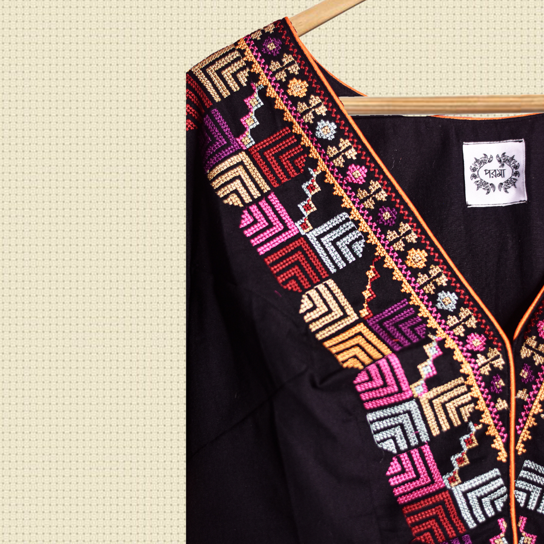 BLACK BANJARA BLOUSE