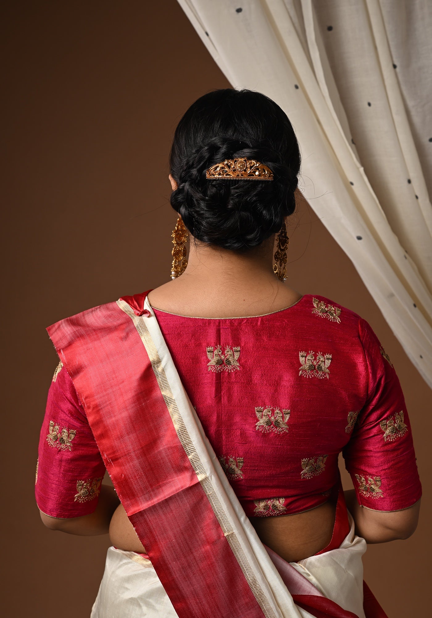 RANI JORA MAYUR BLOUSE