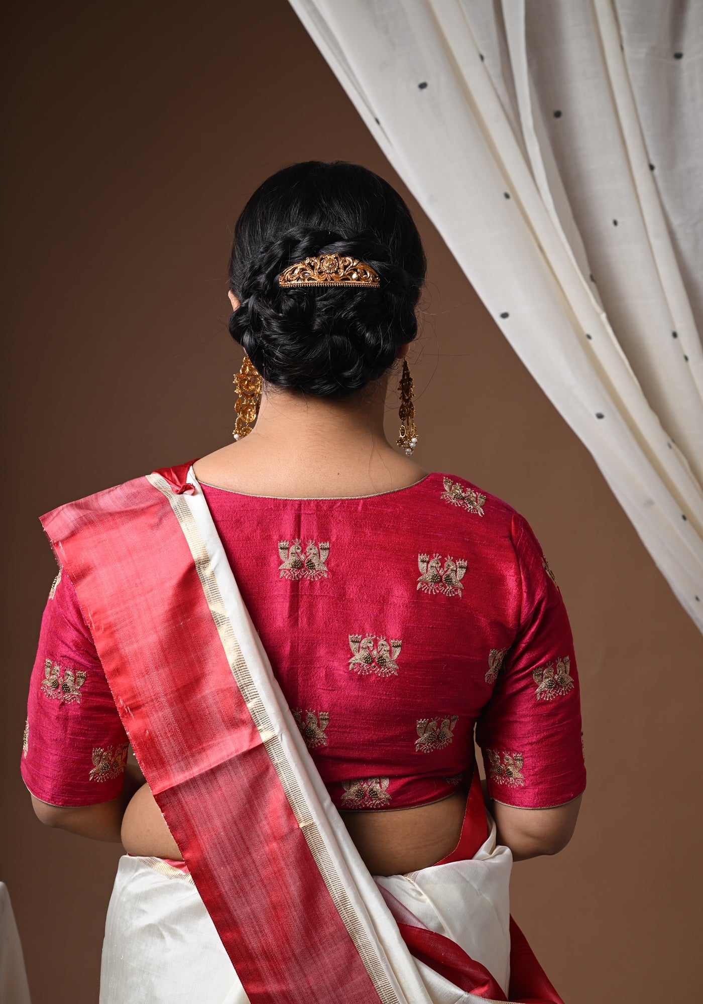 RANI JORA MAYUR BLOUSE