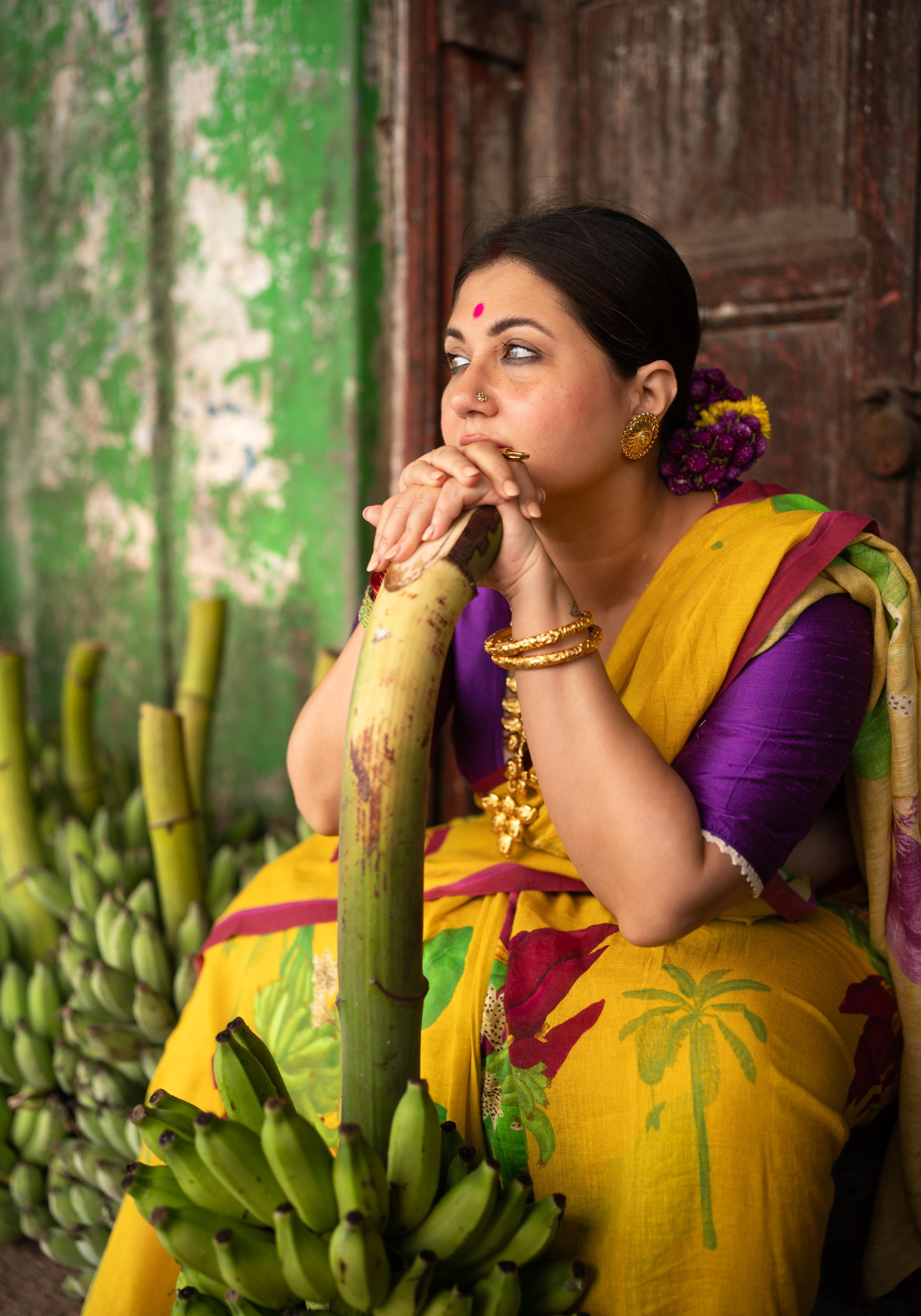 BANANA FLOWER SAREE