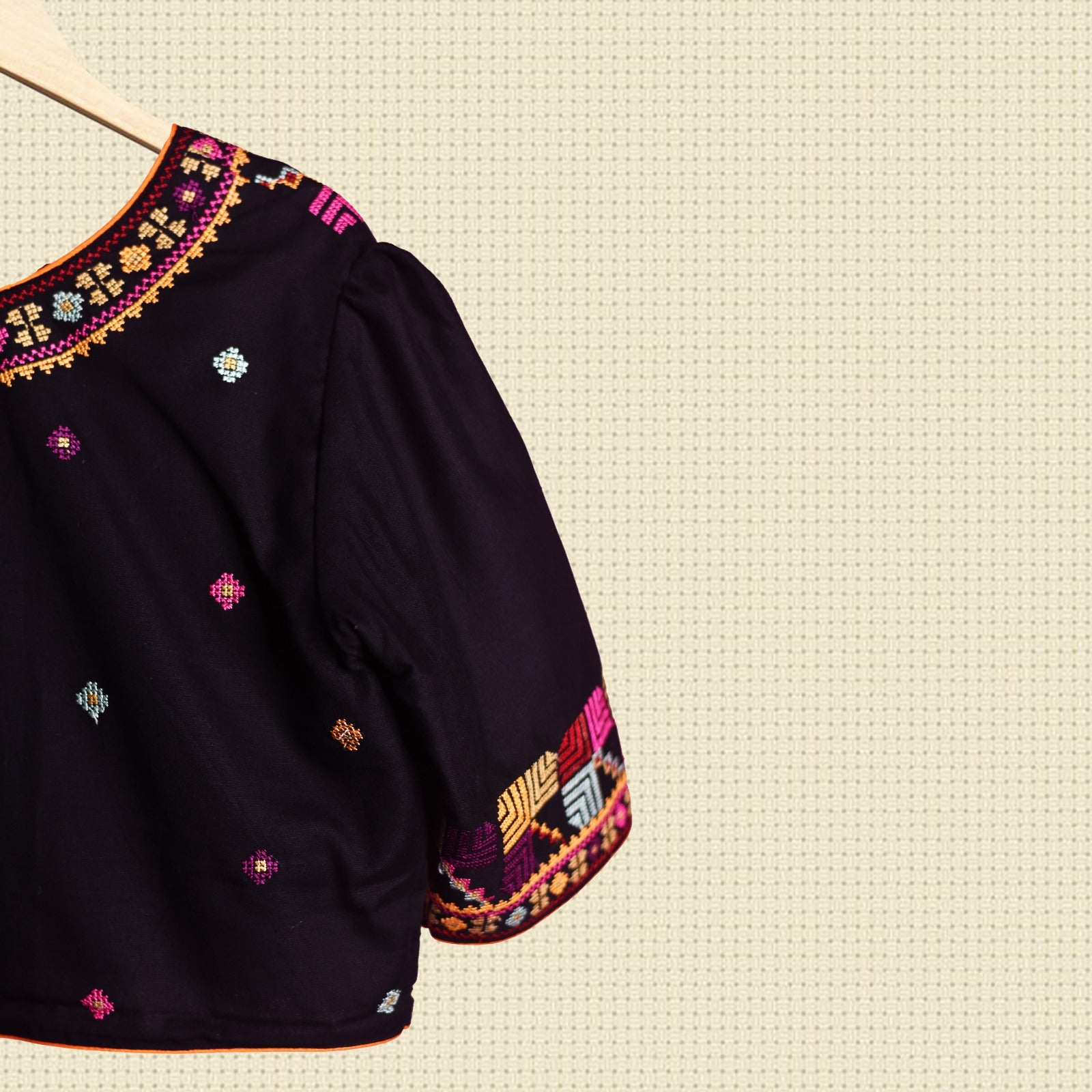 BLACK BANJARA BLOUSE