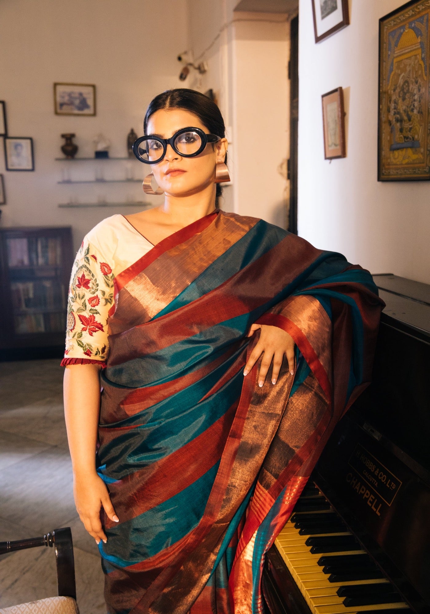 Organza Silk saree from meghdoot